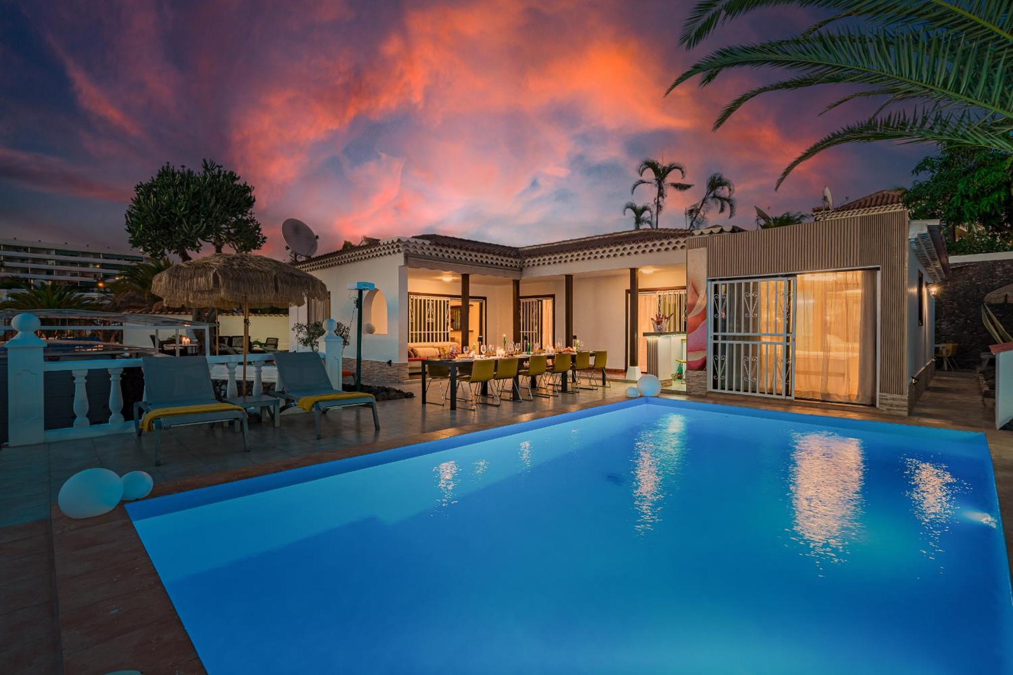 Villa 4Bed Private Pool En Los Cristianos Los Cristianos  Dış mekan fotoğraf